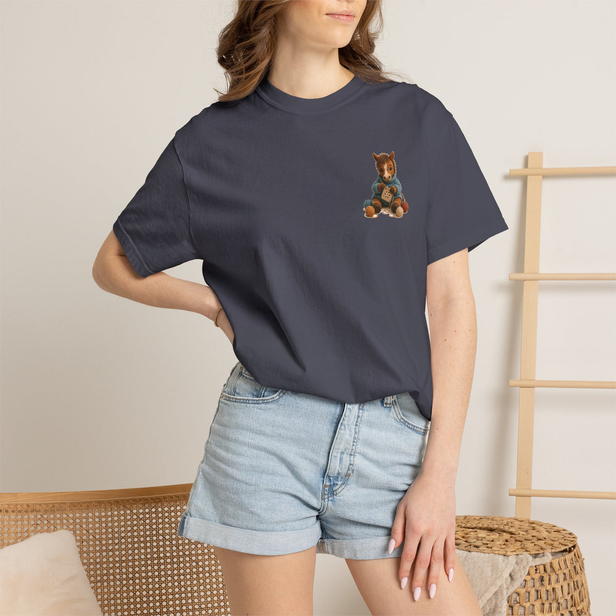 Horse Crocheting — Barnyard Stitch Club T-Shirt