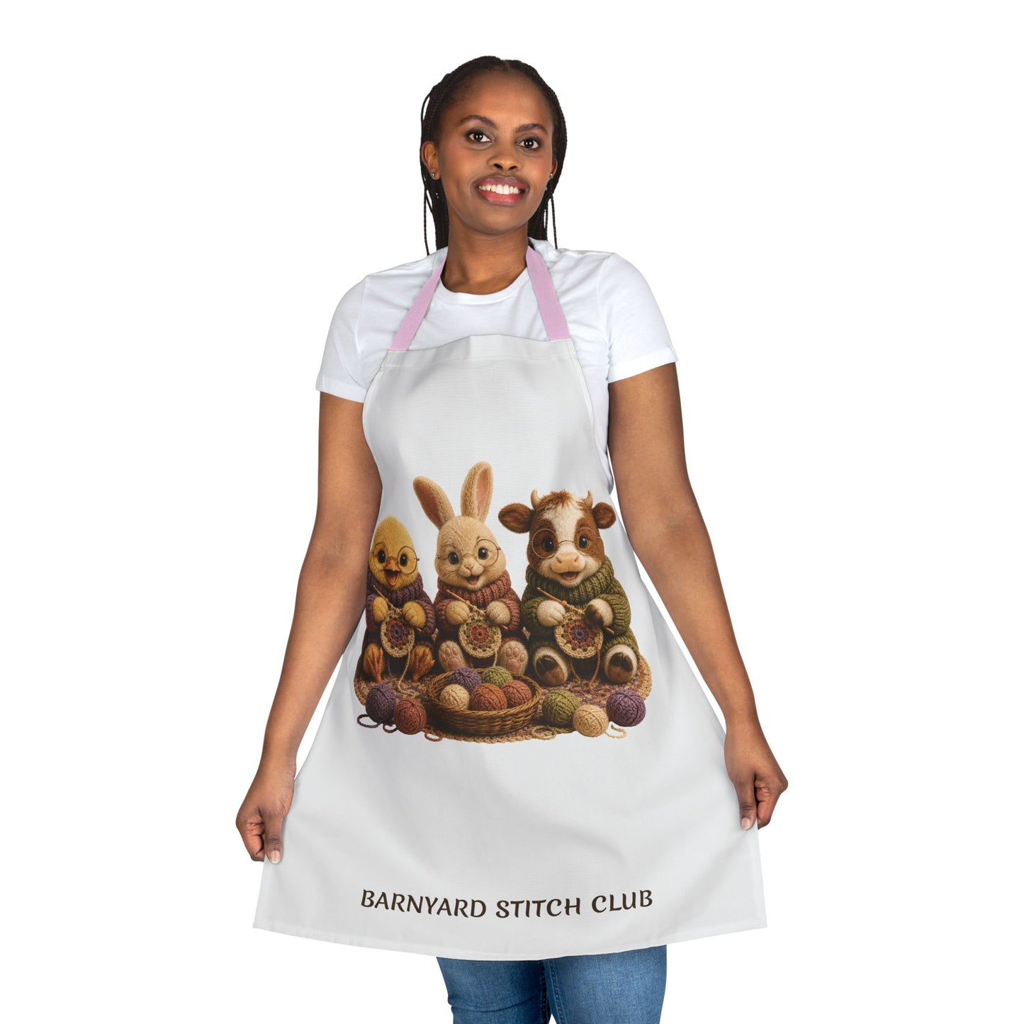 Chick, Bunny, Cow Crocheting — Barnyard Stitch Club Apron