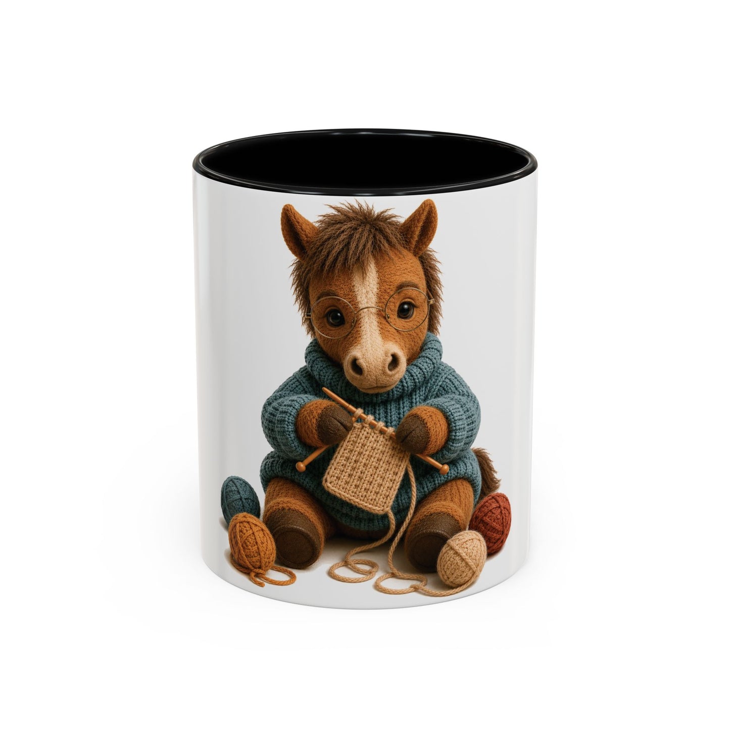 Horse Knitting Mug — Barnyard Stitch Club Mug (11/15oz)