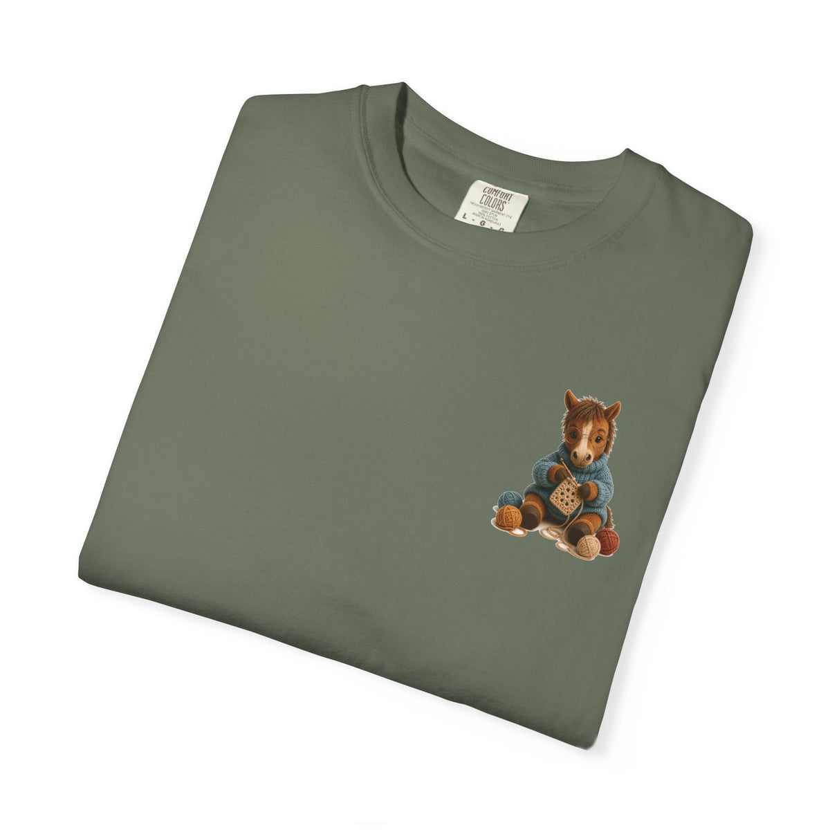 Horse Crocheting — Barnyard Stitch Club T-Shirt