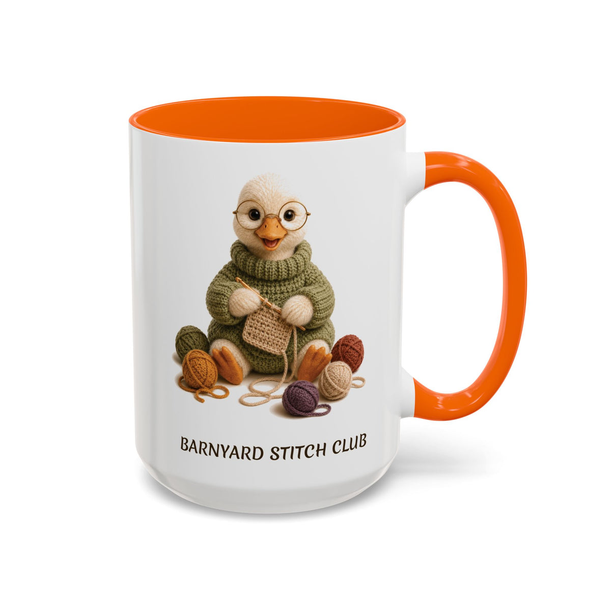 Goose Crocheting Mug — Barnyard Stitch Club Mug (11/15oz)