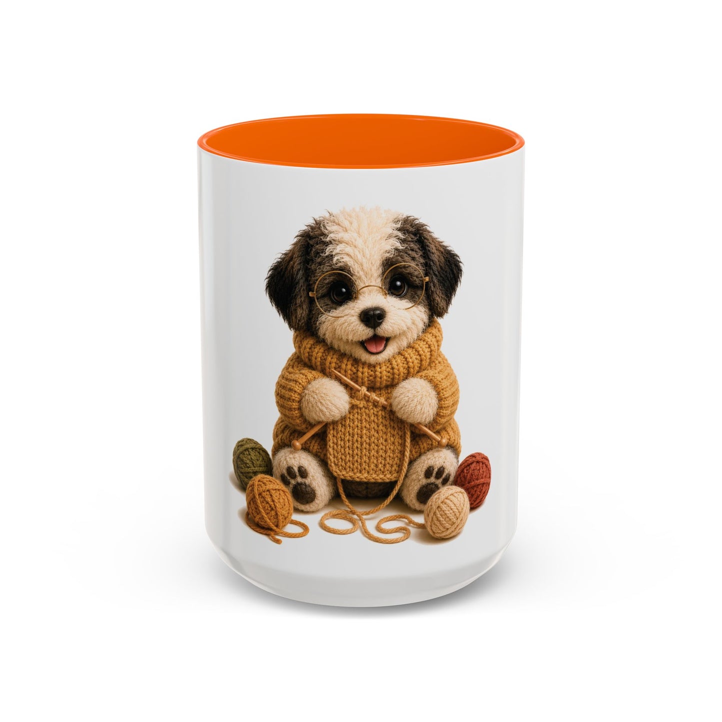 Sheep Dog Knitting Mug — Barnyard Stitch Club Mug (11/15oz)