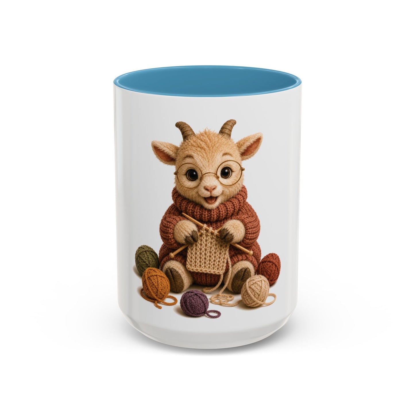 Goat Knitting Mug – Barnyard Stitch Club Mug (11/15oz)