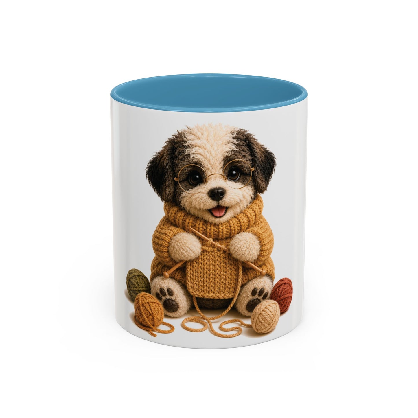Sheep Dog Knitting Mug — Barnyard Stitch Club Mug (11/15oz)