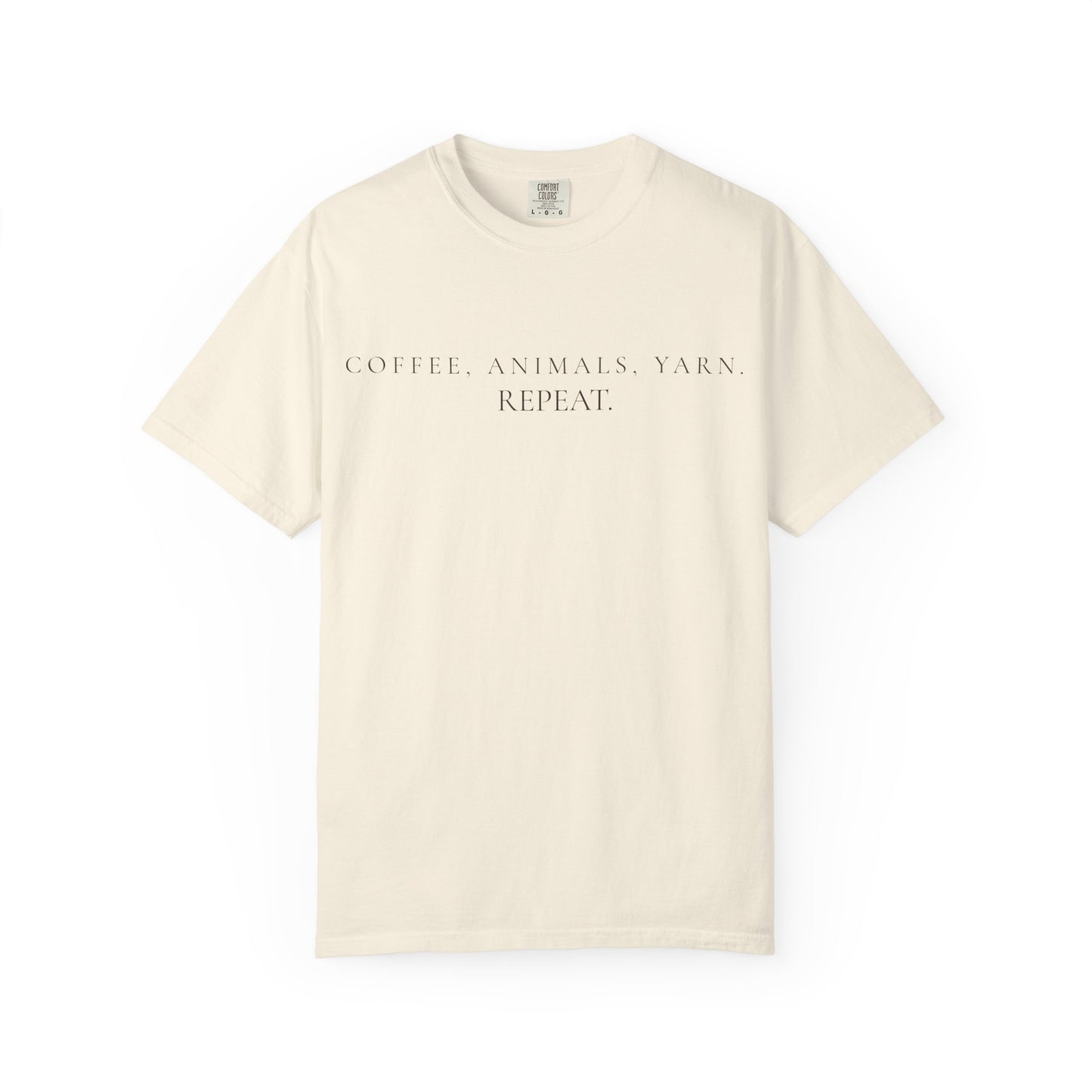 Coffee Animals Yarn. Repeat. — Wit & Wisdom T-Shirt