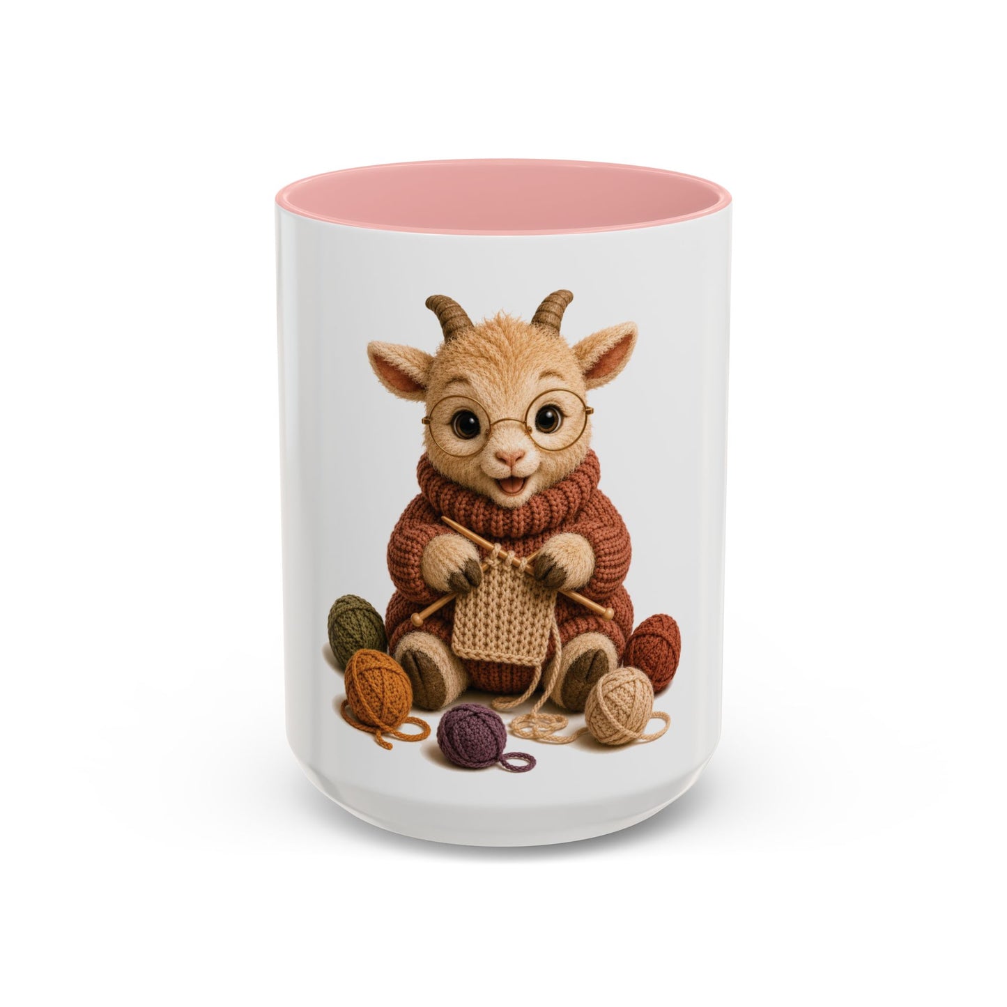 Goat Knitting Mug – Barnyard Stitch Club Mug (11/15oz)