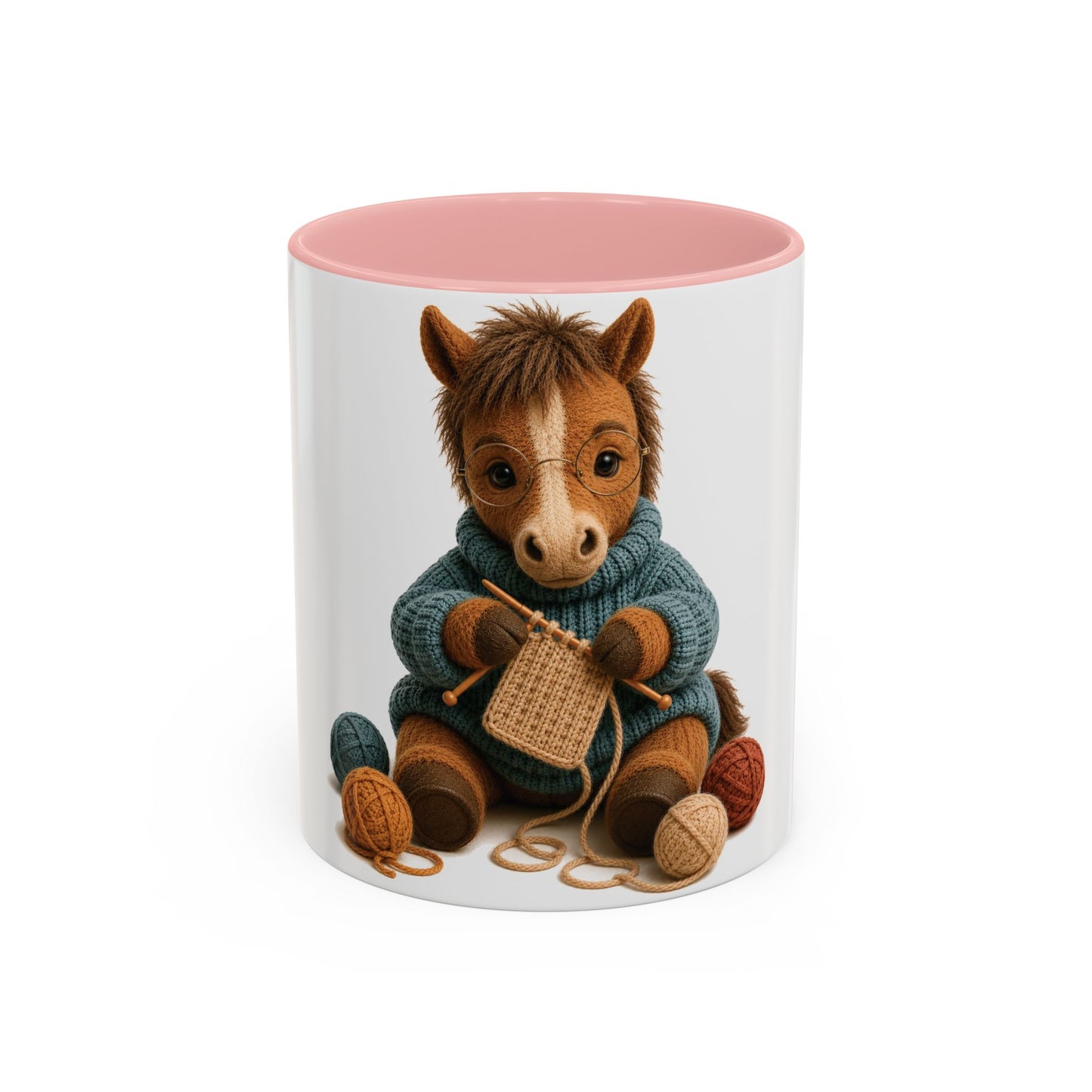 Horse Knitting Mug — Barnyard Stitch Club Mug (11/15oz)