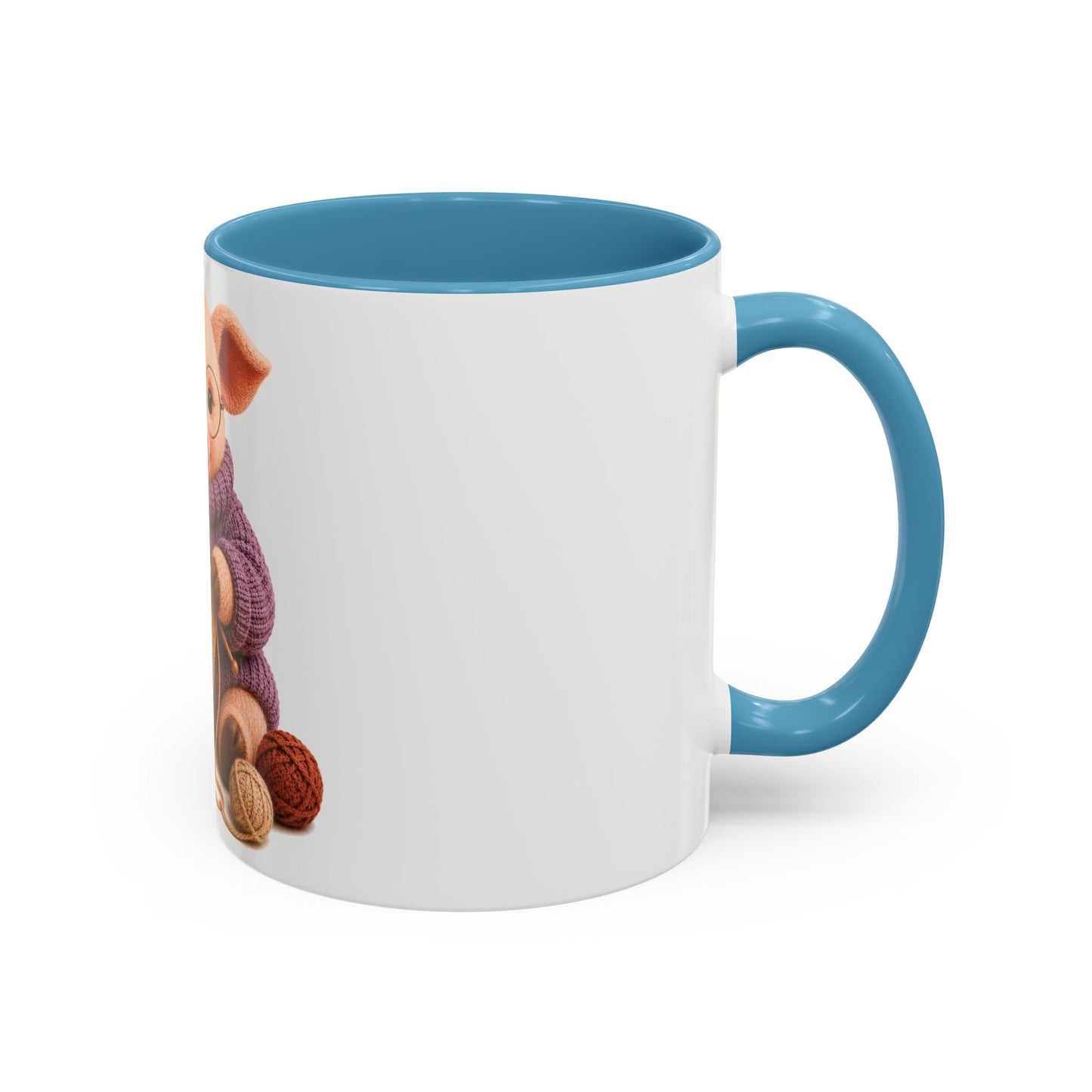 Pig Knitting Mug — Barnyard Stitch Club Mug (11/15oz)