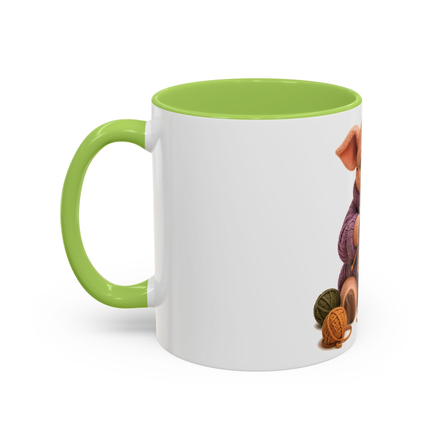 Pig Knitting Mug — Barnyard Stitch Club Mug (11/15oz)