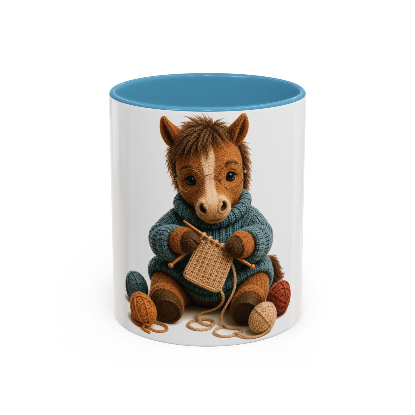 Horse Knitting Mug — Barnyard Stitch Club Mug (11/15oz)