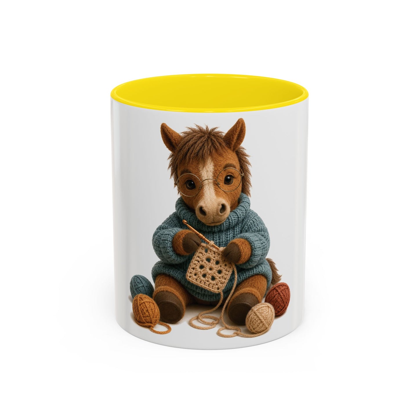 Horse Crocheting Mug — Barnyard Stitch Club Mug (11/15oz)