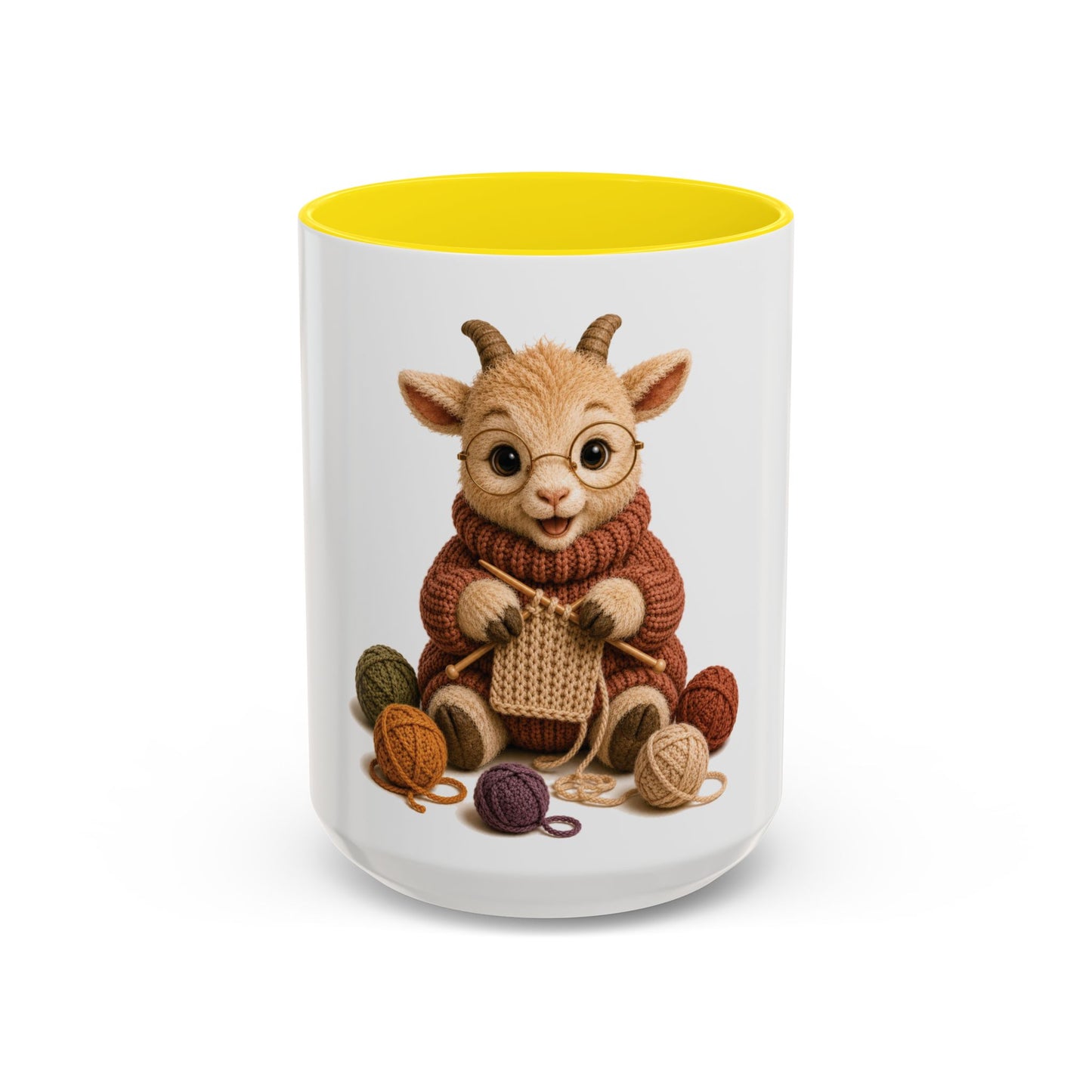 Goat Knitting Mug – Barnyard Stitch Club Mug (11/15oz)