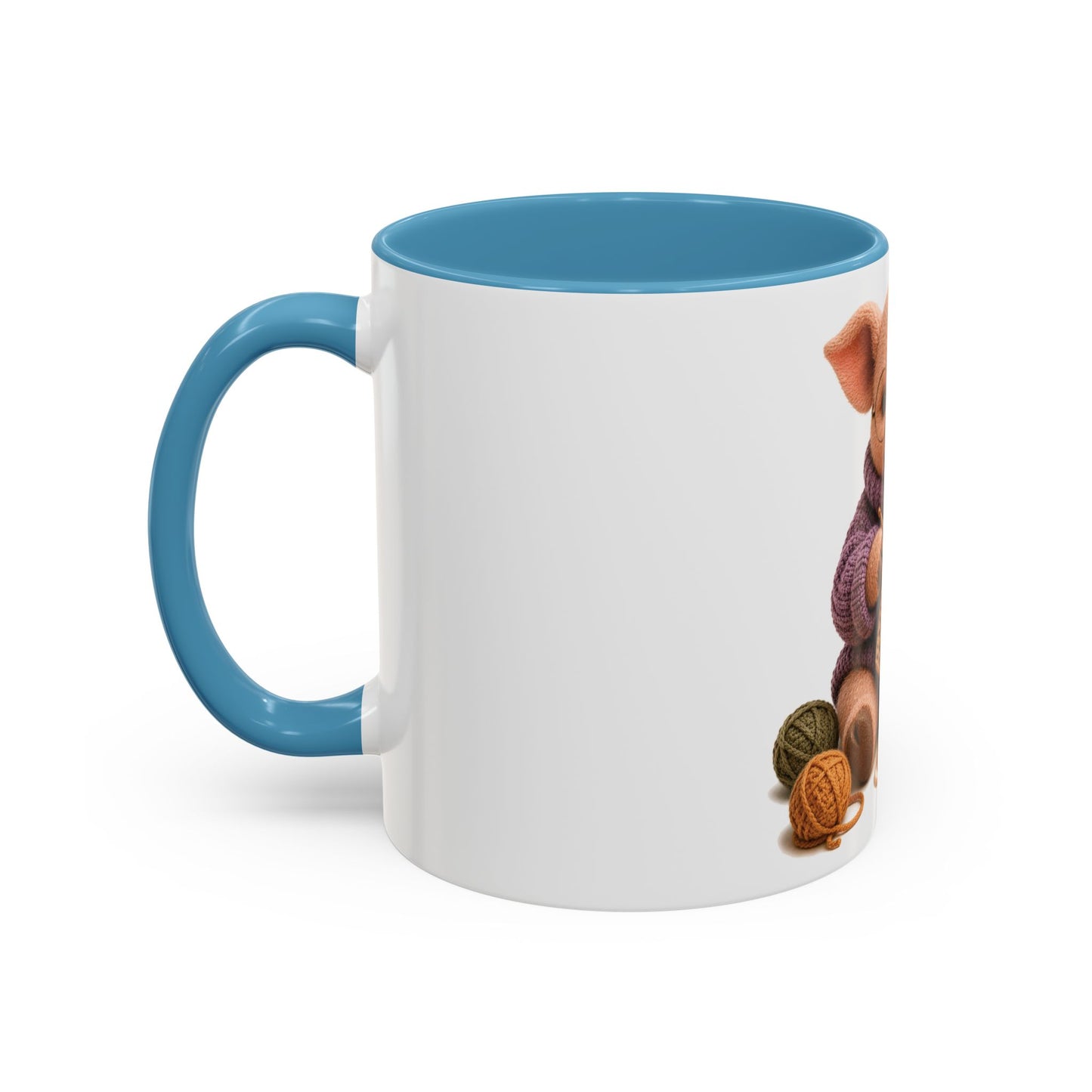 Pig Crocheting Mug – Barnyard Stitch Club Mug (11/15oz)