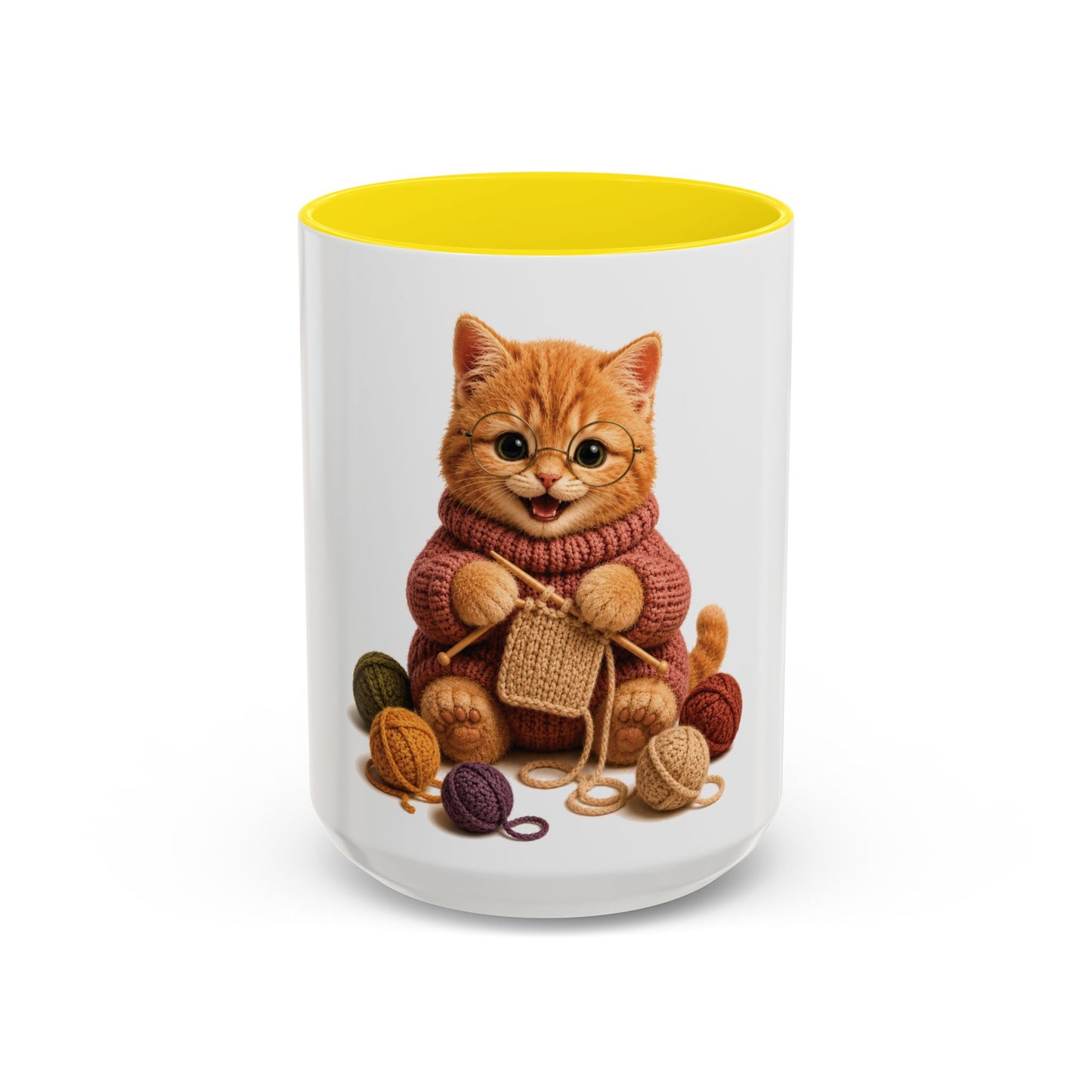 Cat Knitting Mug —Barnyard Stitch Club Mug (11/15oz)