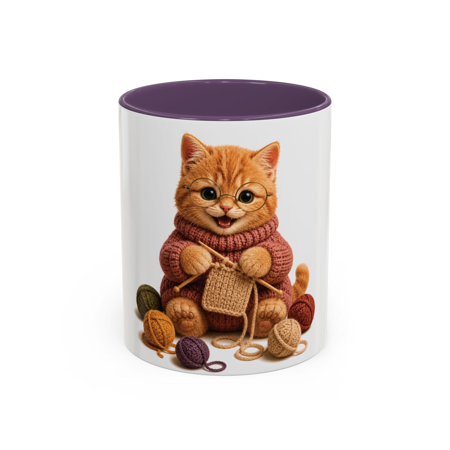 Cat Knitting Mug —Barnyard Stitch Club Mug (11/15oz)