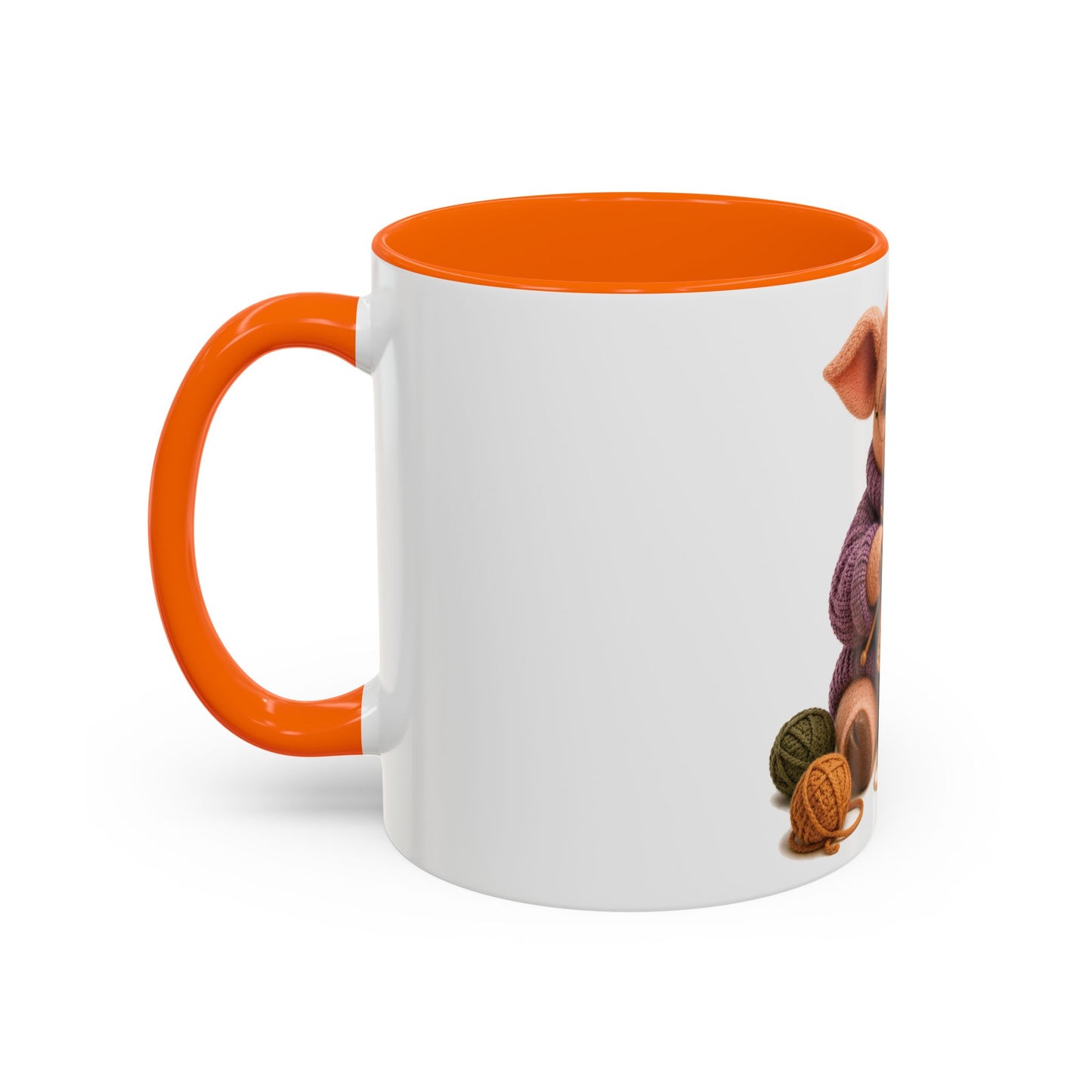 Pig Knitting Mug — Barnyard Stitch Club Mug (11/15oz)