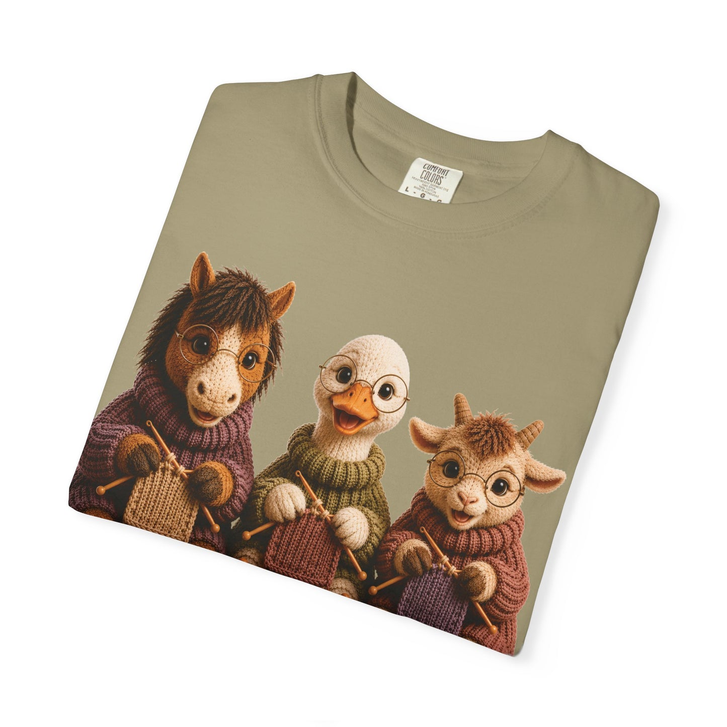 Horse, Goose, Goat Knitting– Barnyard Stitch Club T‑Shirt