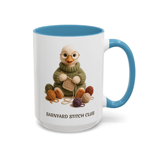 Goose Crocheting Mug — Barnyard Stitch Club Mug (11/15oz)