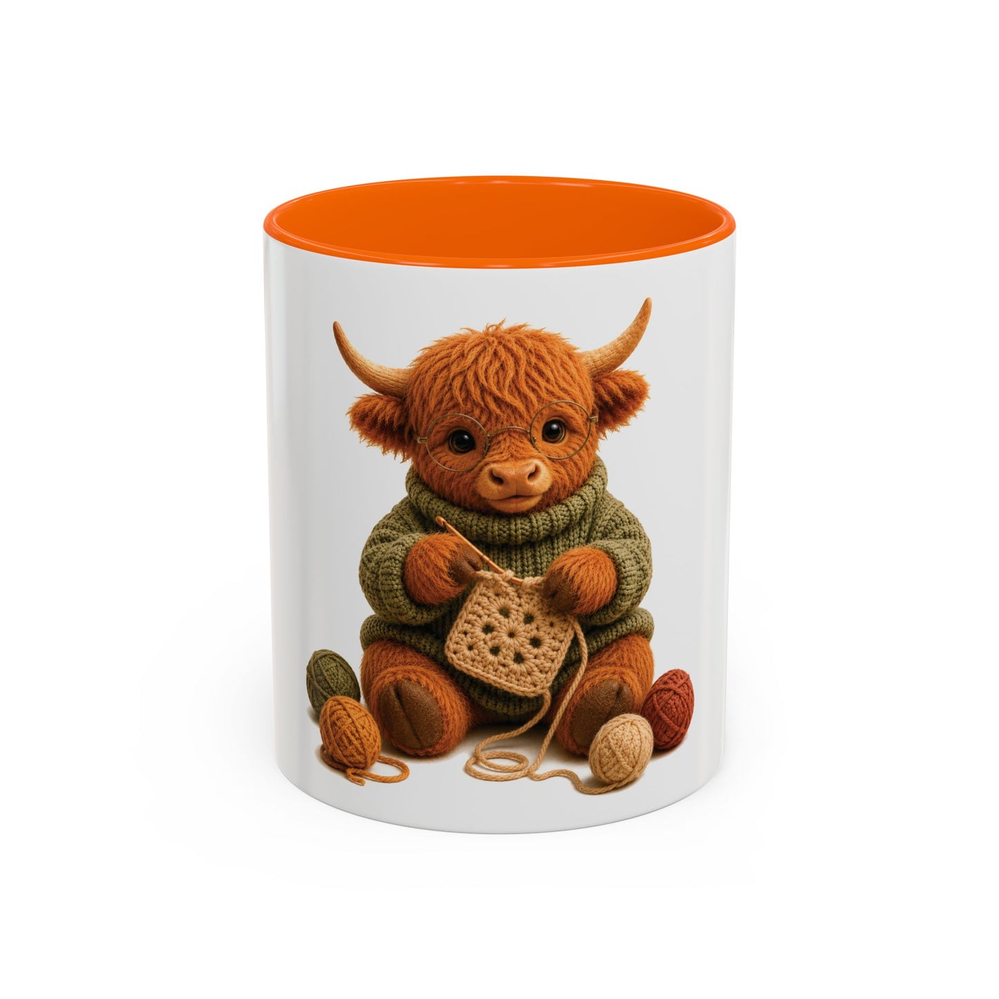 Hyland Cow Crocheting Mug - Barnyard Stitch Club  (11/15oz)