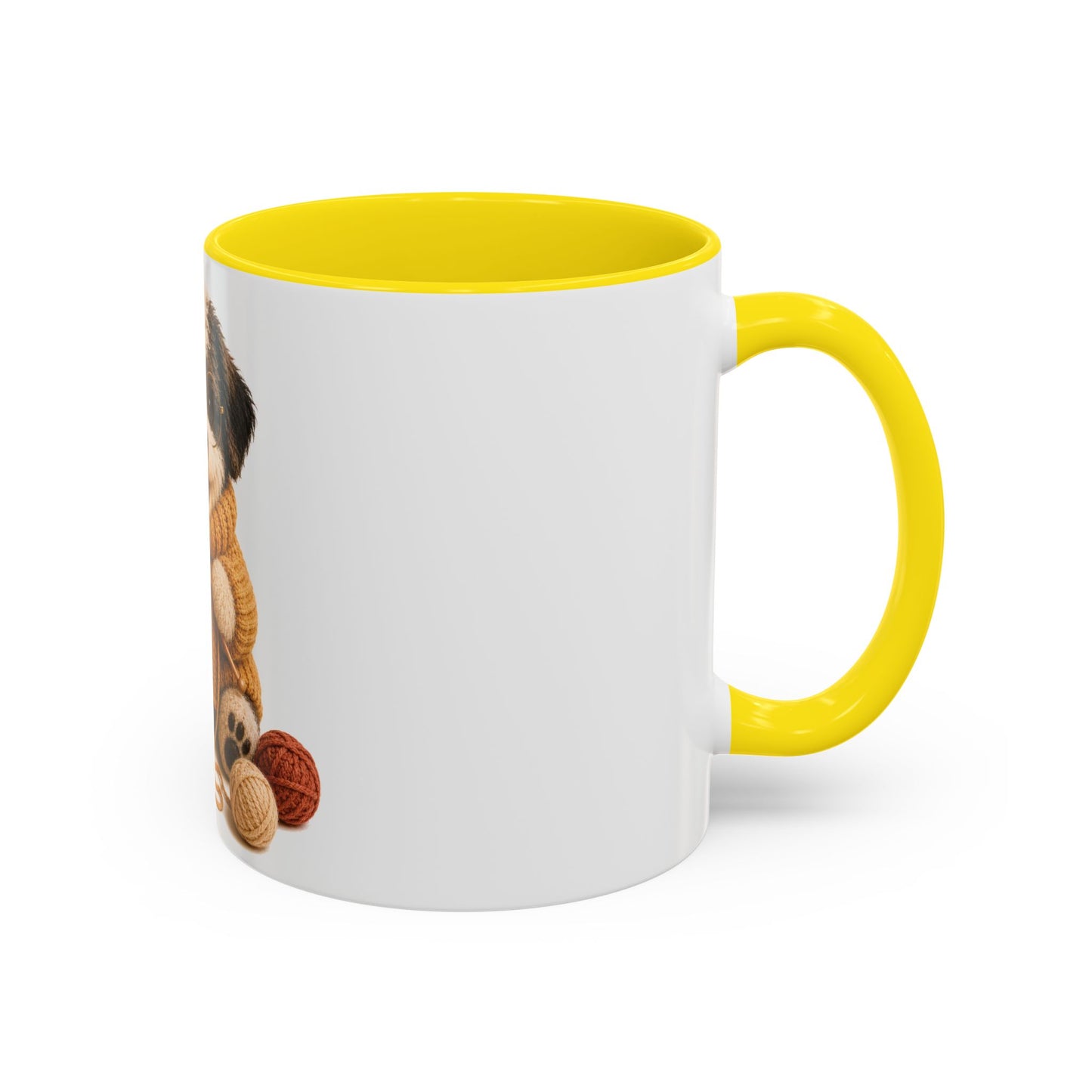 Sheep Dog Knitting Mug — Barnyard Stitch Club Mug (11/15oz)