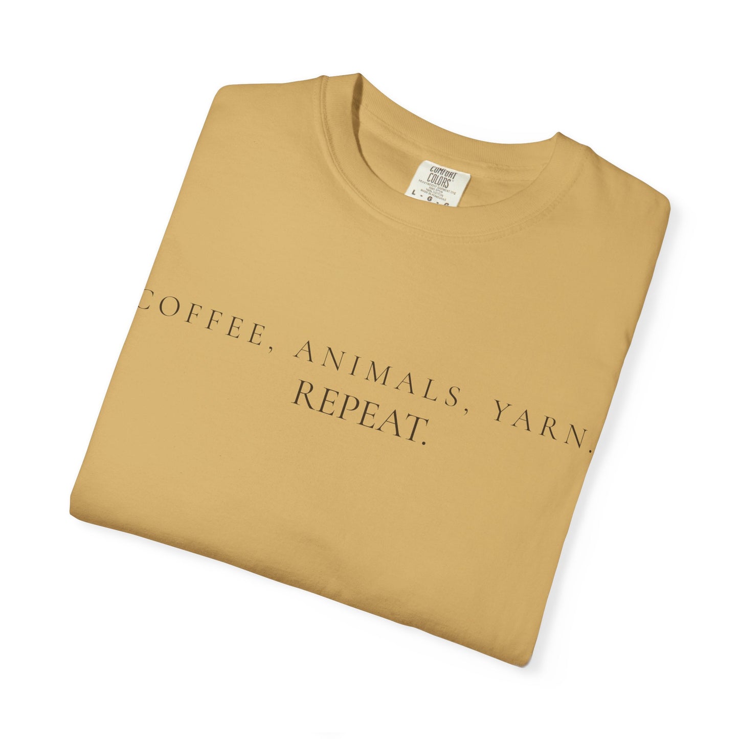 Coffee Animals Yarn. Repeat. — Wit & Wisdom T-Shirt