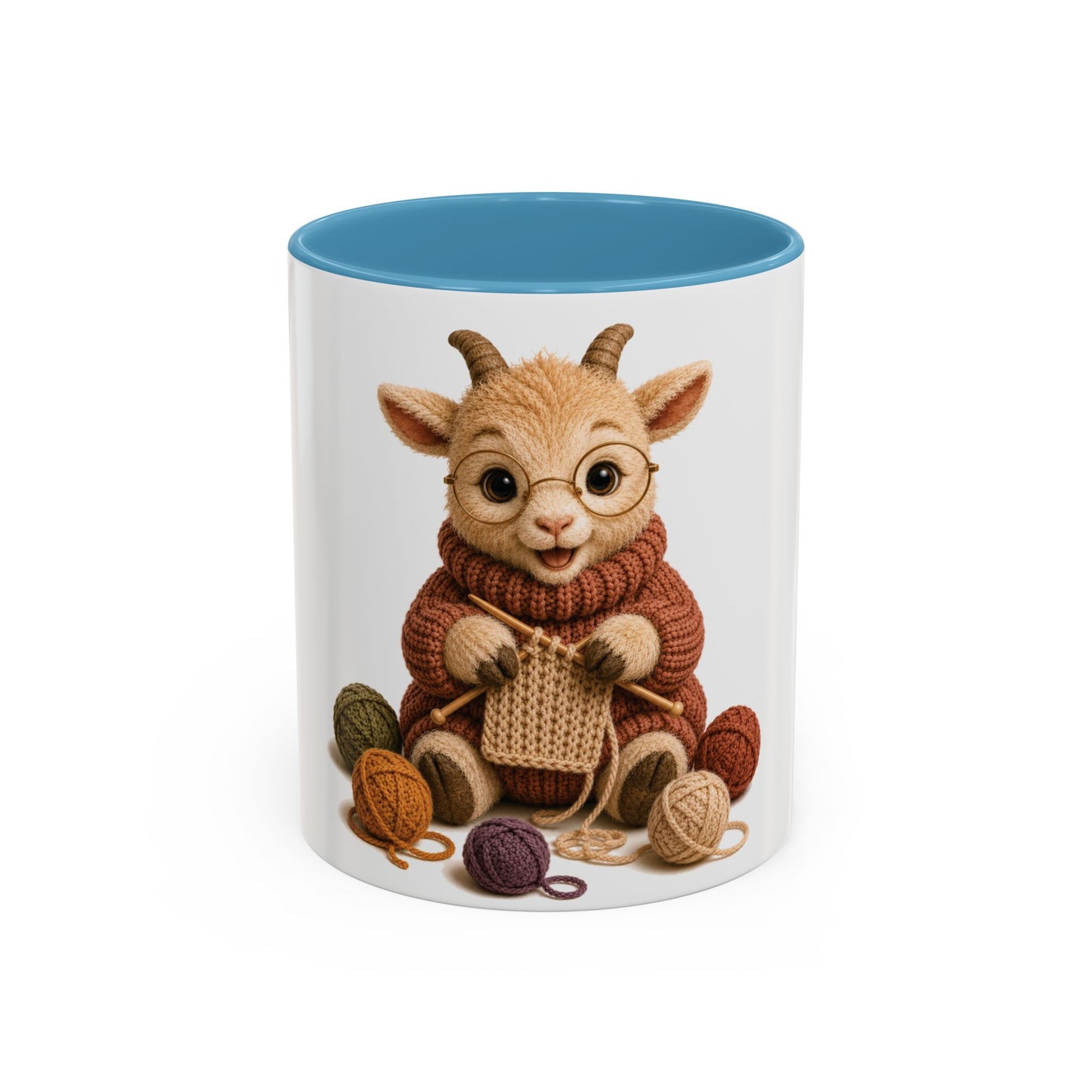 Goat Knitting Mug – Barnyard Stitch Club Mug (11/15oz)