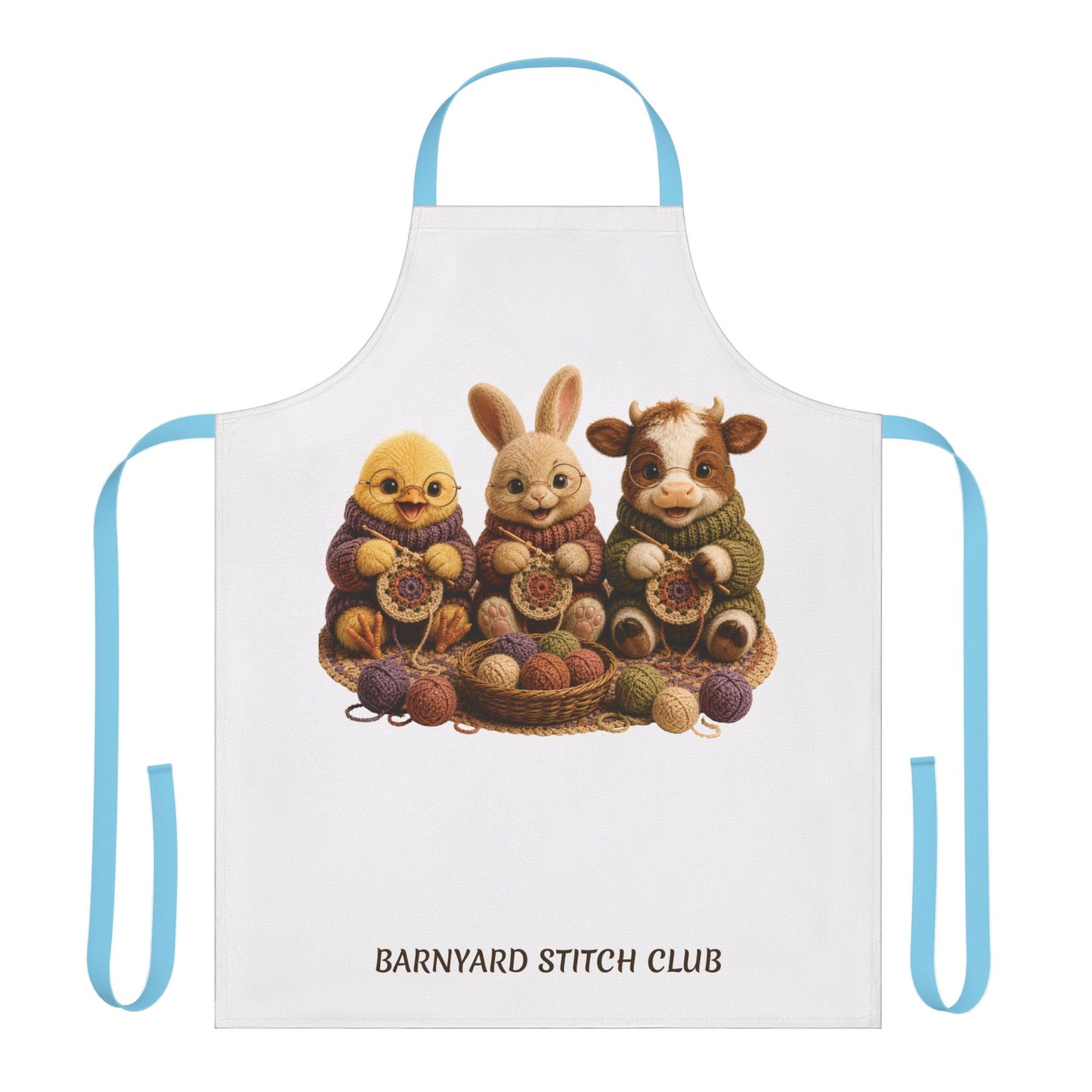 Chick, Bunny, Cow Crocheting — Barnyard Stitch Club Apron