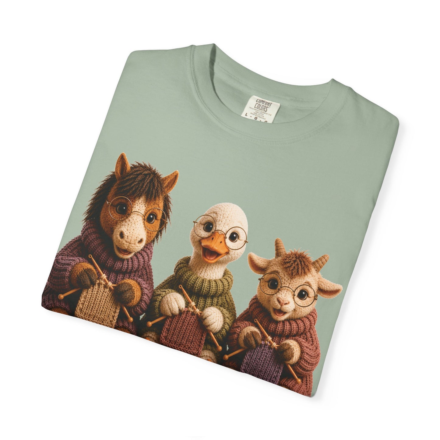 Horse, Goose, Goat Knitting– Barnyard Stitch Club T‑Shirt
