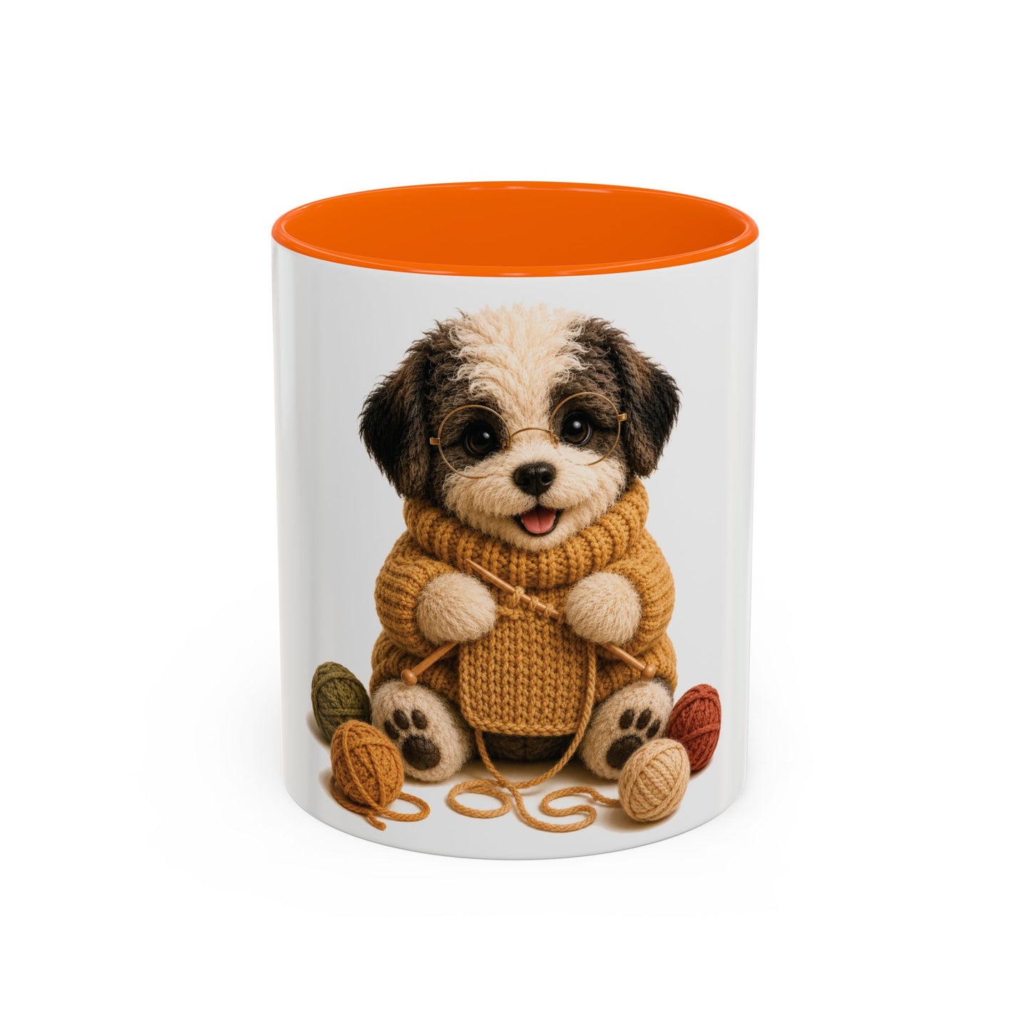 Sheep Dog Knitting Mug — Barnyard Stitch Club Mug (11/15oz)