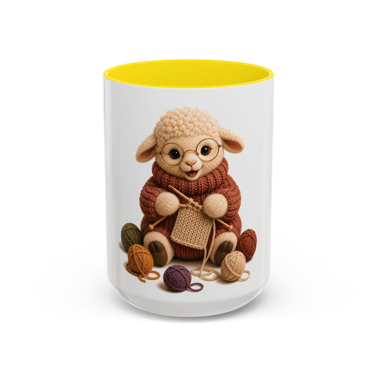 Sheep Knitting Mug — Barnyard Stitch Club Mug (11/15oz)