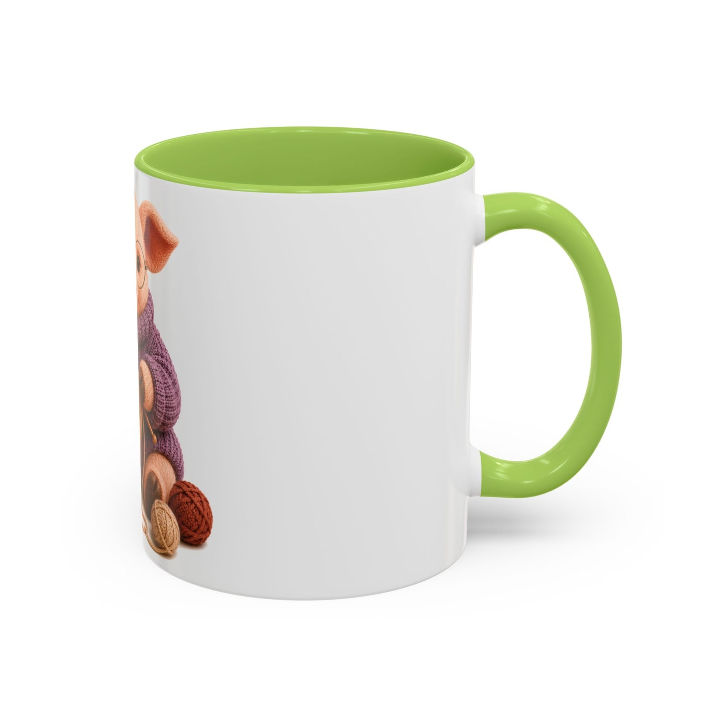 Pig Knitting Mug — Barnyard Stitch Club Mug (11/15oz)