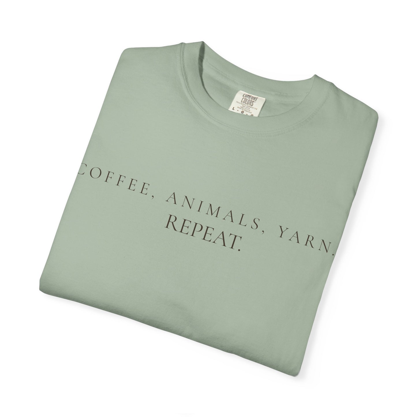 Coffee Animals Yarn. Repeat. — Wit & Wisdom T-Shirt