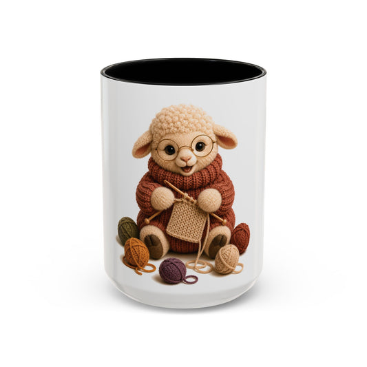 Sheep Knitting Mug — Barnyard Stitch Club Mug (11/15oz)
