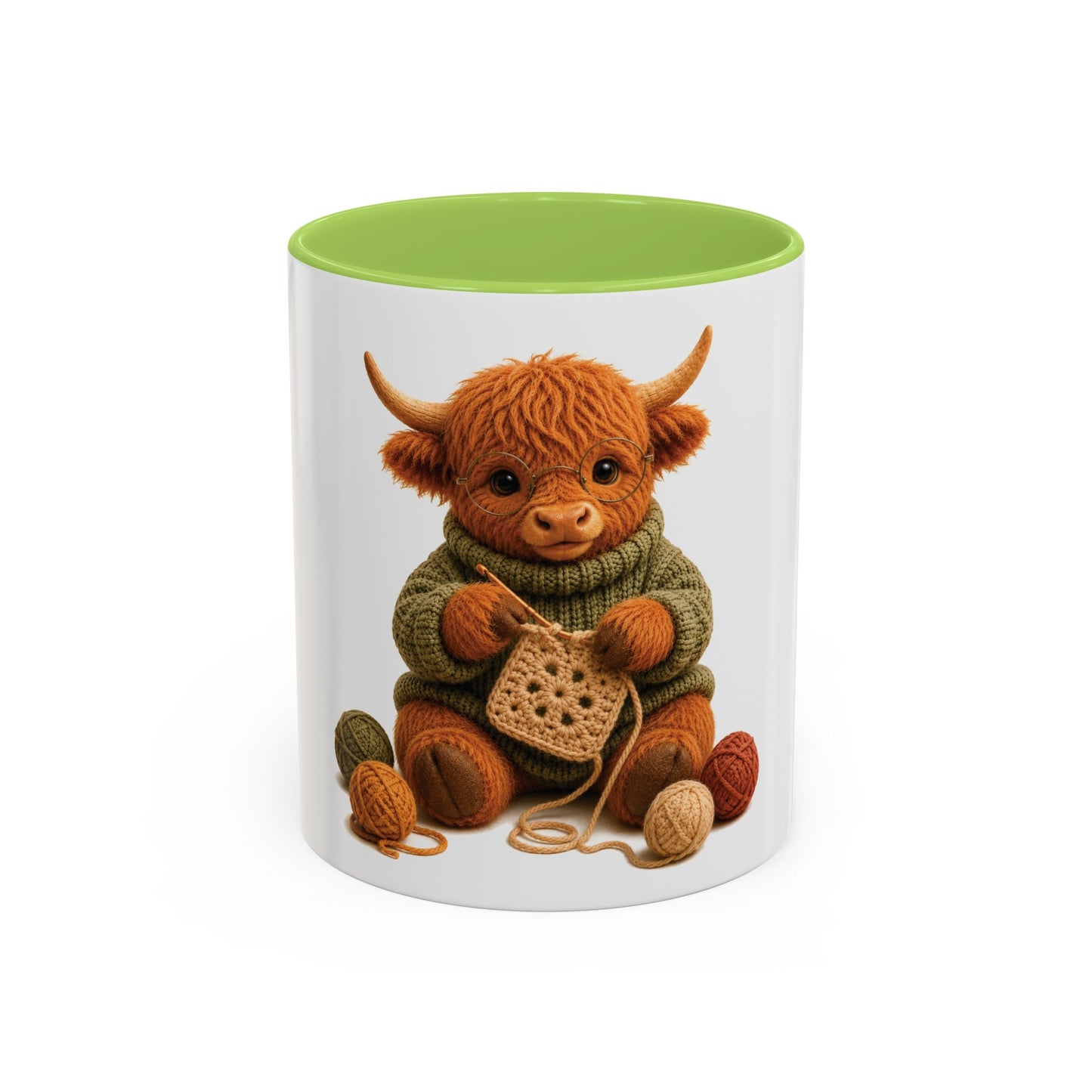 Hyland Cow Crocheting Mug - Barnyard Stitch Club  (11/15oz)