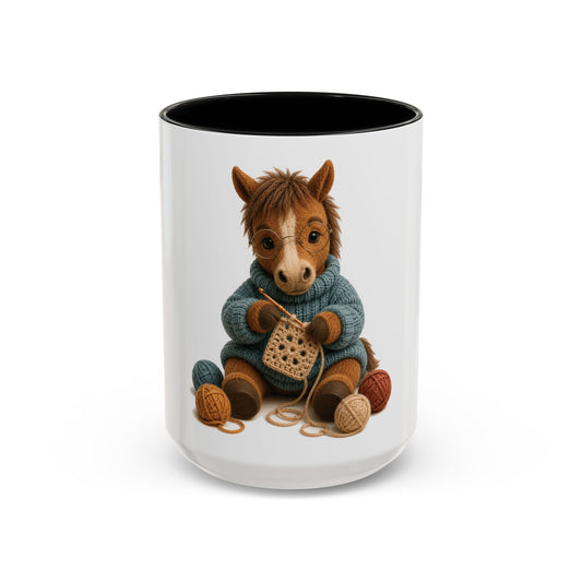 Horse Crocheting Mug — Barnyard Stitch Club Mug (11/15oz)