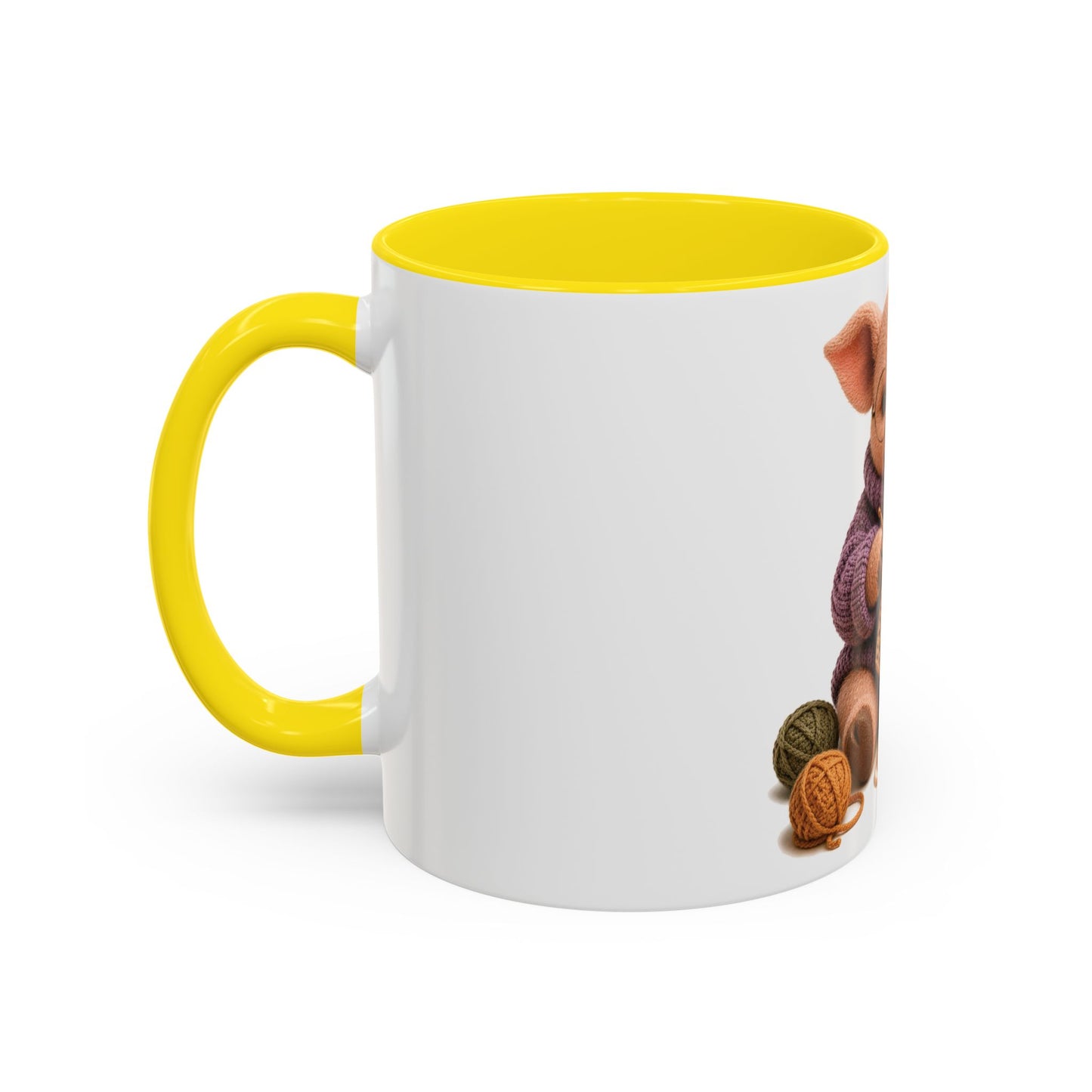Pig Crocheting Mug – Barnyard Stitch Club Mug (11/15oz)