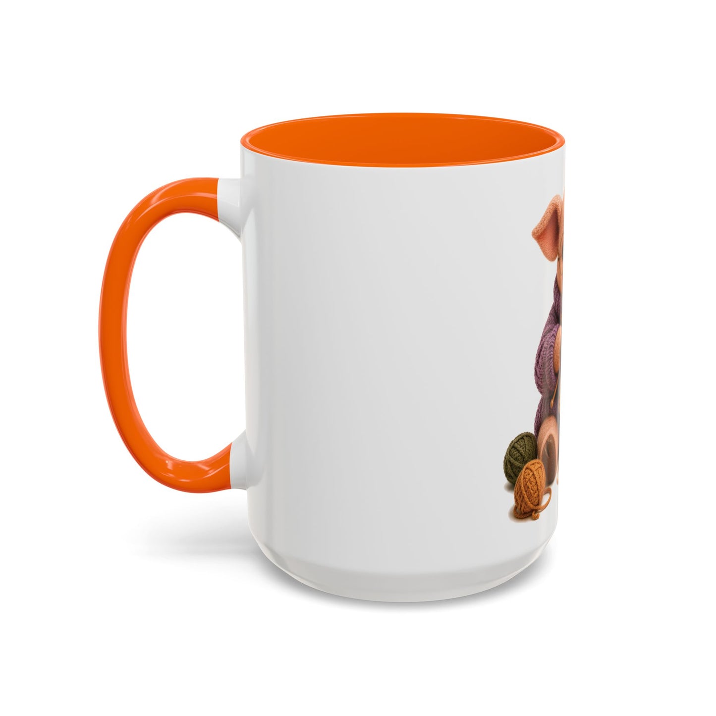 Pig Knitting Mug — Barnyard Stitch Club Mug (11/15oz)