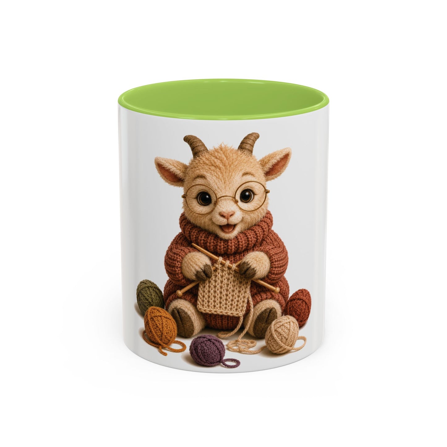 Goat Knitting Mug – Barnyard Stitch Club Mug (11/15oz)