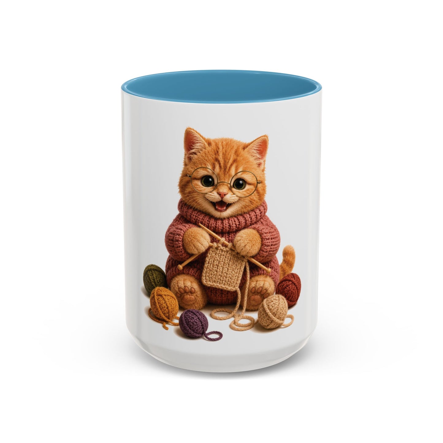 Cat Knitting Mug —Barnyard Stitch Club Mug (11/15oz)