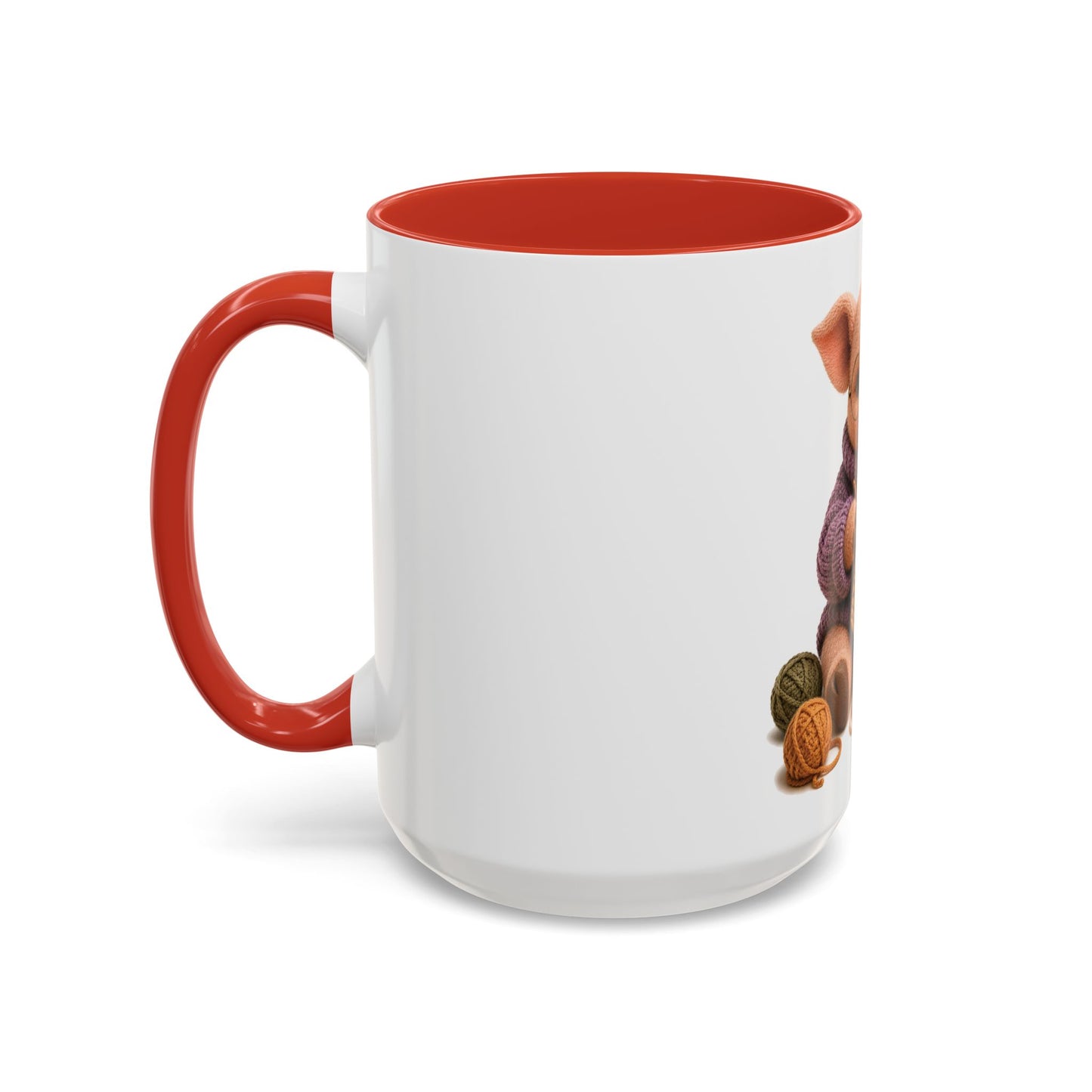 Pig Crocheting Mug – Barnyard Stitch Club Mug (11/15oz)