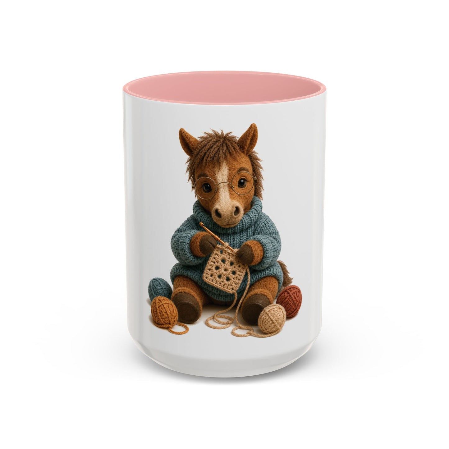 Horse Crocheting Mug — Barnyard Stitch Club Mug (11/15oz)