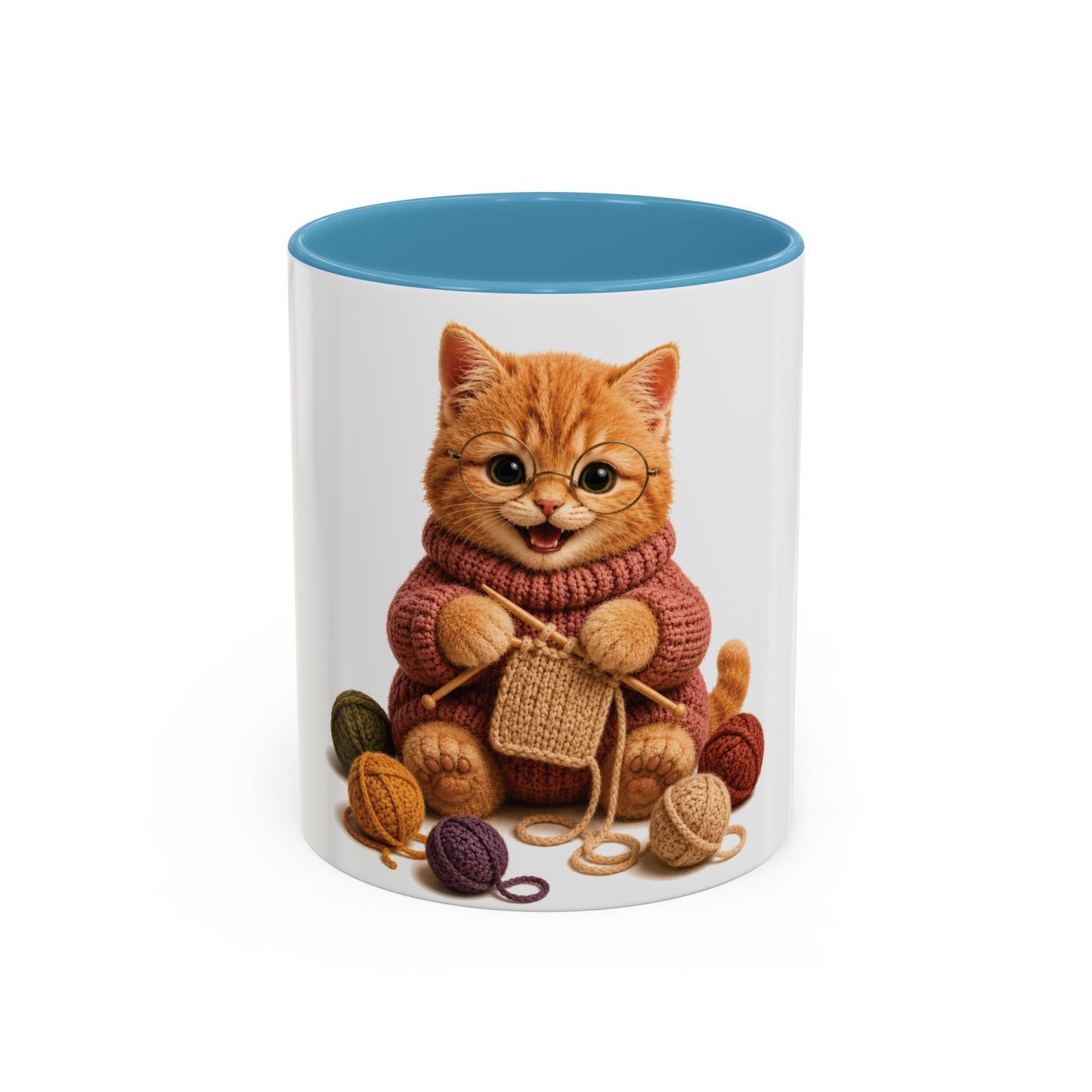 Cat Knitting Mug —Barnyard Stitch Club Mug (11/15oz)