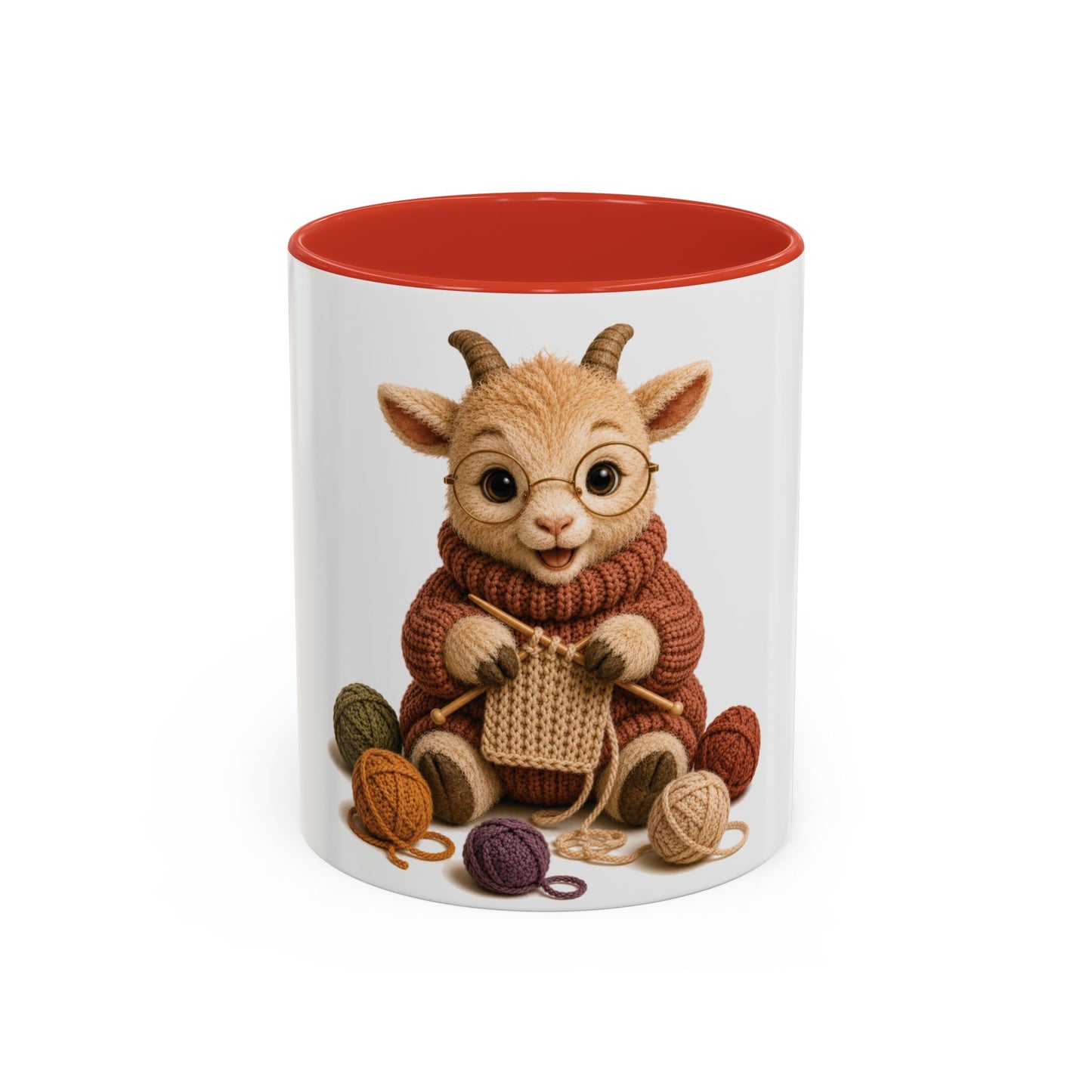 Goat Knitting Mug – Barnyard Stitch Club Mug (11/15oz)
