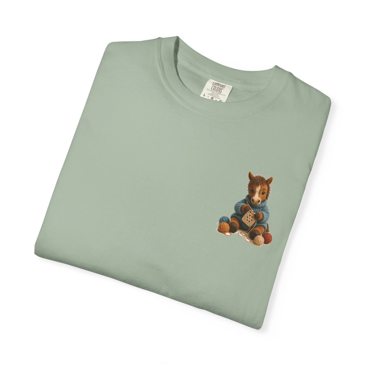 Horse Crocheting — Barnyard Stitch Club T-Shirt