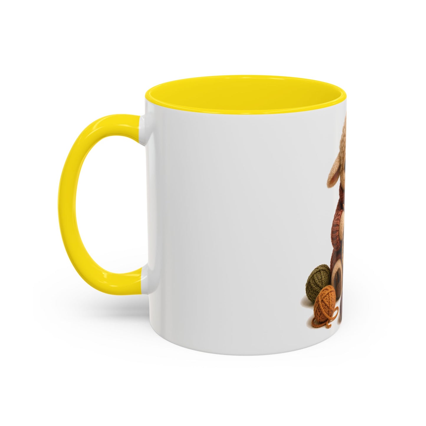 Sheep Crocheting Mug — Barnyard Stitch Club Mug (11/15oz)