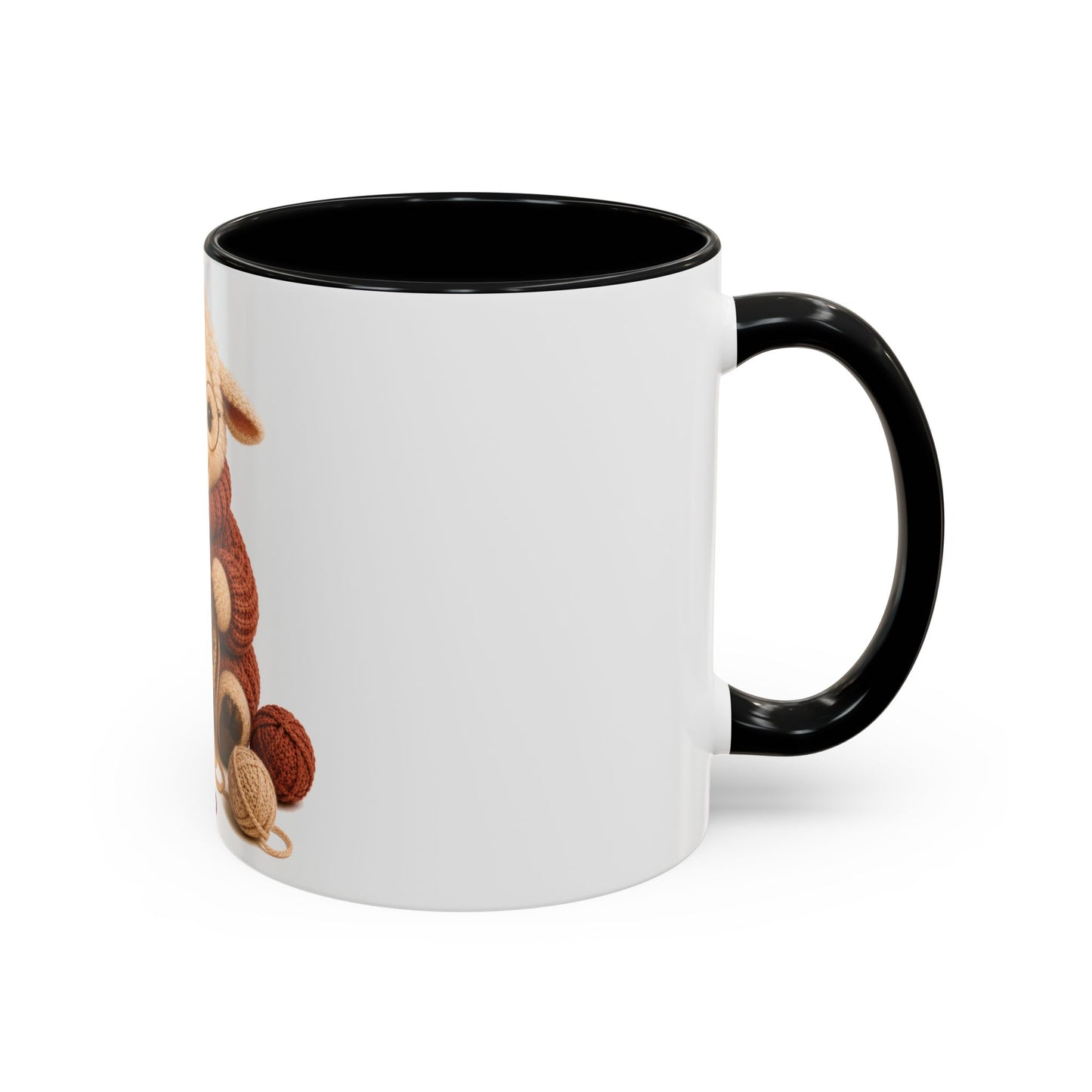 Sheep Crocheting Mug — Barnyard Stitch Club Mug (11/15oz)