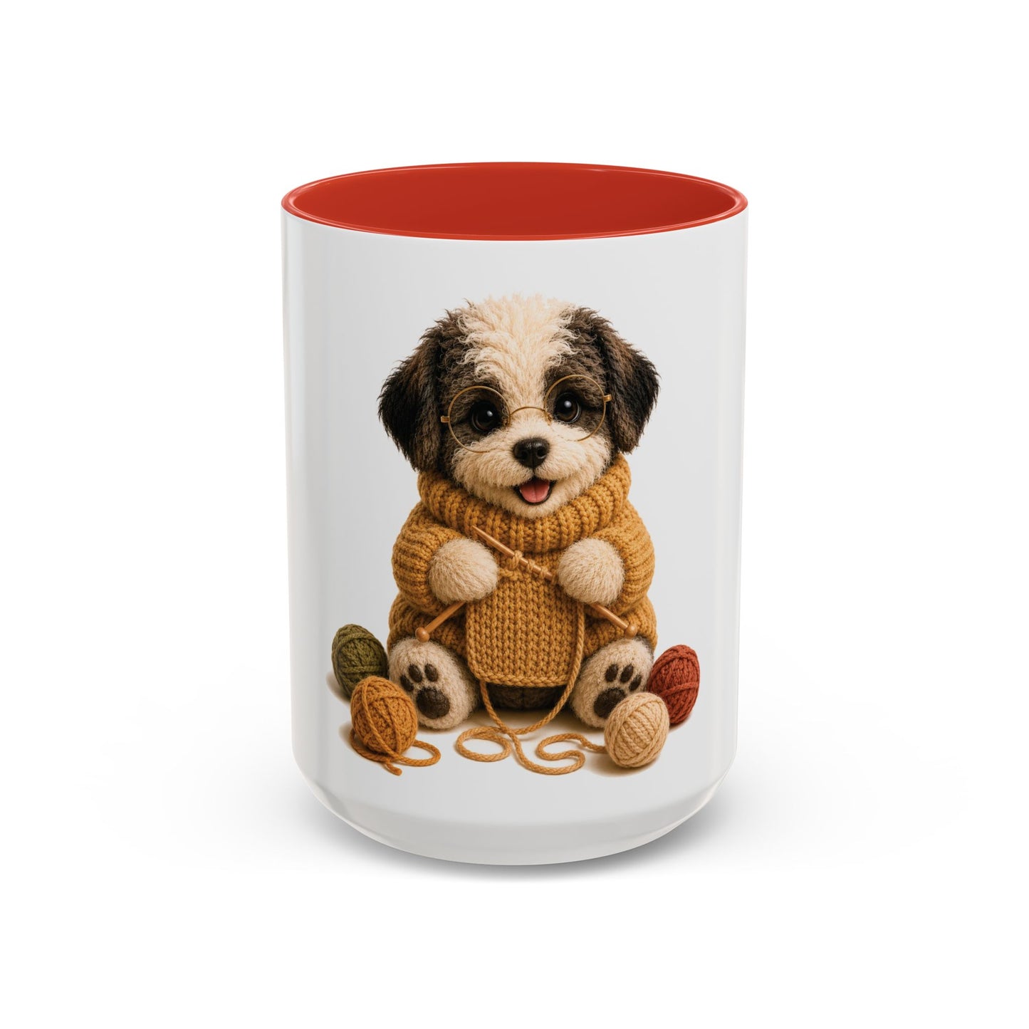 Sheep Dog Knitting Mug — Barnyard Stitch Club Mug (11/15oz)