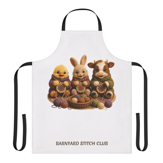 Chick, Bunny, Cow Crocheting — Barnyard Stitch Club Aprons