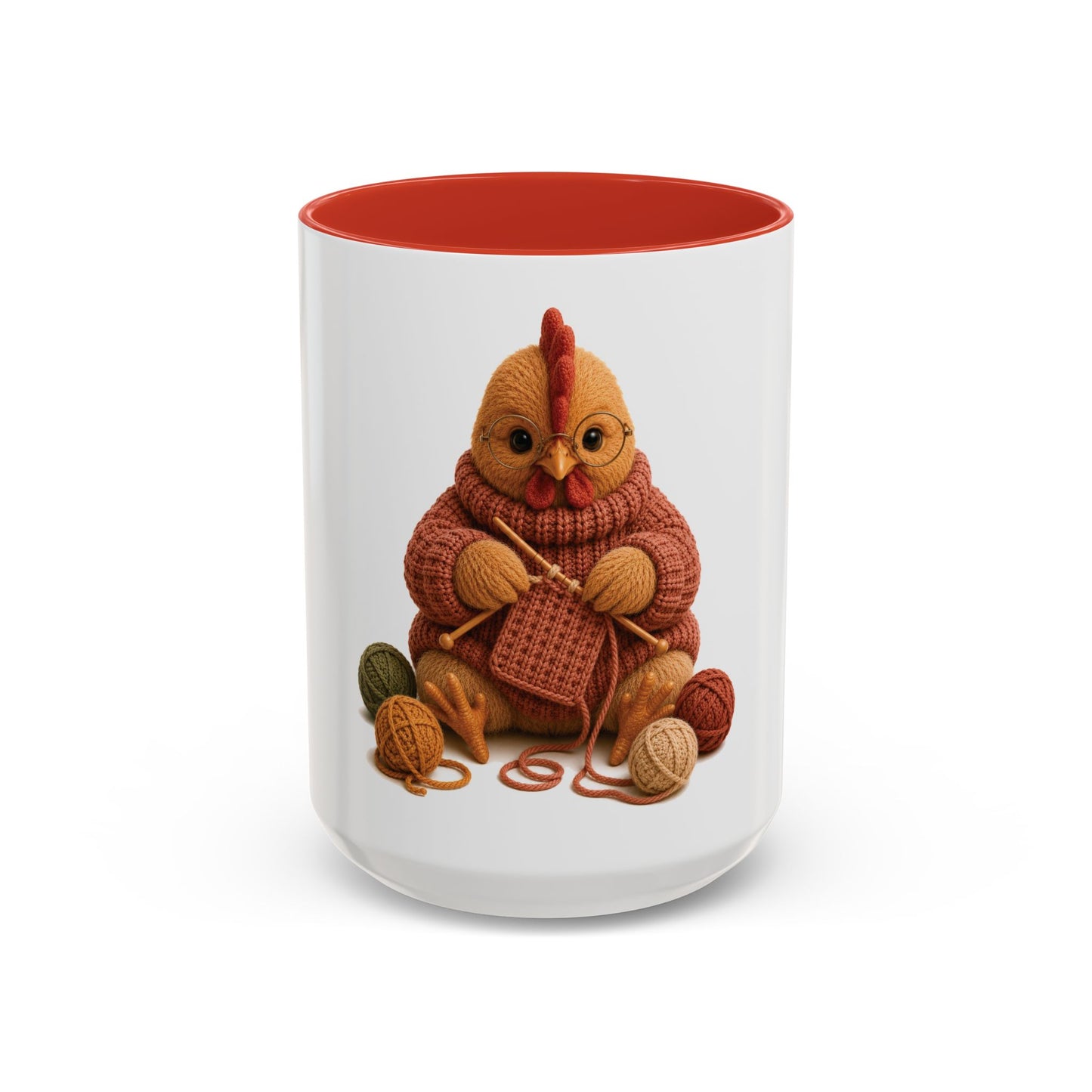 Chicken Knitting Mug — Barnyard Stitch Club Mug (11/15oz)