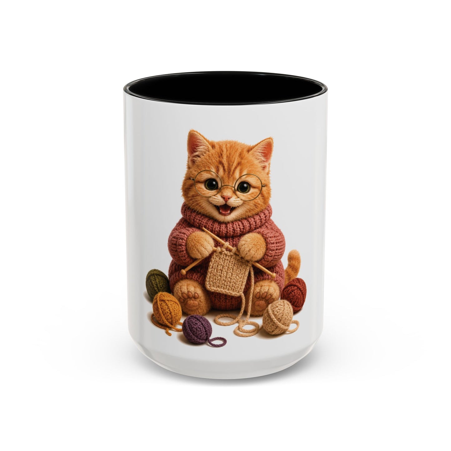 Cat Knitting Mug —Barnyard Stitch Club Mug (11/15oz)